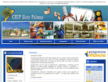 Tablet Screenshot of ceipsietepalmas.org